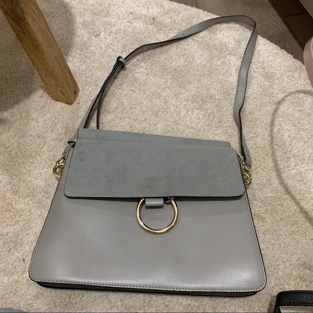 Grey purse